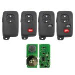 2/3/4 Buttons Car Remote Key 4D67 Chip 314MHz For Toyota RAV4/Highlander/Land Cruiser 2007+