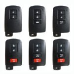 2/3/4 Buttons Car Key Shell for Toyota Camry Prado Land Cruiser