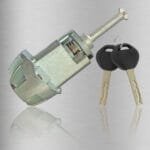 Right Door Lock Cylinder with 2 Keys for BMW E46 OE: 51217019976