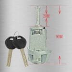 Left Door Lock Cylinder with 2 Keys for BMW E46 OE: 51217019975