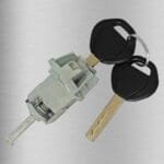 Left Door Lock Cylinder with 2 Keys for BMW E46 OE: 51217019975