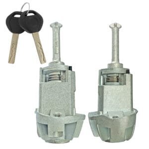 Left & Right Door Lock Cylinder with 2 Keys for BMW E46 OE: 51217019975 51217019975