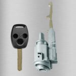 Ignition Lock Cylinder with 1 Key for Honda CRV Accord Fit Civic Odyssey