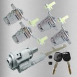 Full Car Lock Cylinder Ignition Lock Left and Right Door Locks for Honda CRV