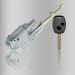 Ignition Lock Cylinder with 1 Key for Honda CRV Accord Fit Civic Odyssey Before 2012