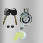 Left Door Lock Cylinder with 2 Keys for Honda CRV OE:72185-S9A-M02