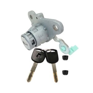 Left Door Lock Cylinder with 2 Keys for Honda Old Fit Sidi 72185-SLN-A01