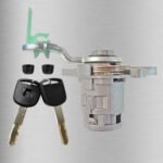 Left Door Lock Cylinder with 2 Keys for Honda Old Fit Sidi 72185-SLN-A01