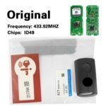 Remote Control Key 49 chip for Yamaha Motorcycle NVX155/NMAX155 433.92MHZ/315MHZ