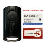 Original Motorcycle Remote Control Key 315/433.92mhz ID49 Chip For Yamaha SKEA71-03