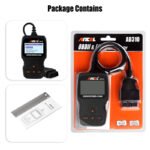 Ancel AD310 CAN OBD2 Car Engine Tester CAN Diagnostic Scan Tool Read and Clear Error Codes OBD2 Protocol