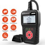 ANCEL AS100 Professional Car Diagnostic Tool OBD2 Engine Code Reader with 9 Functions