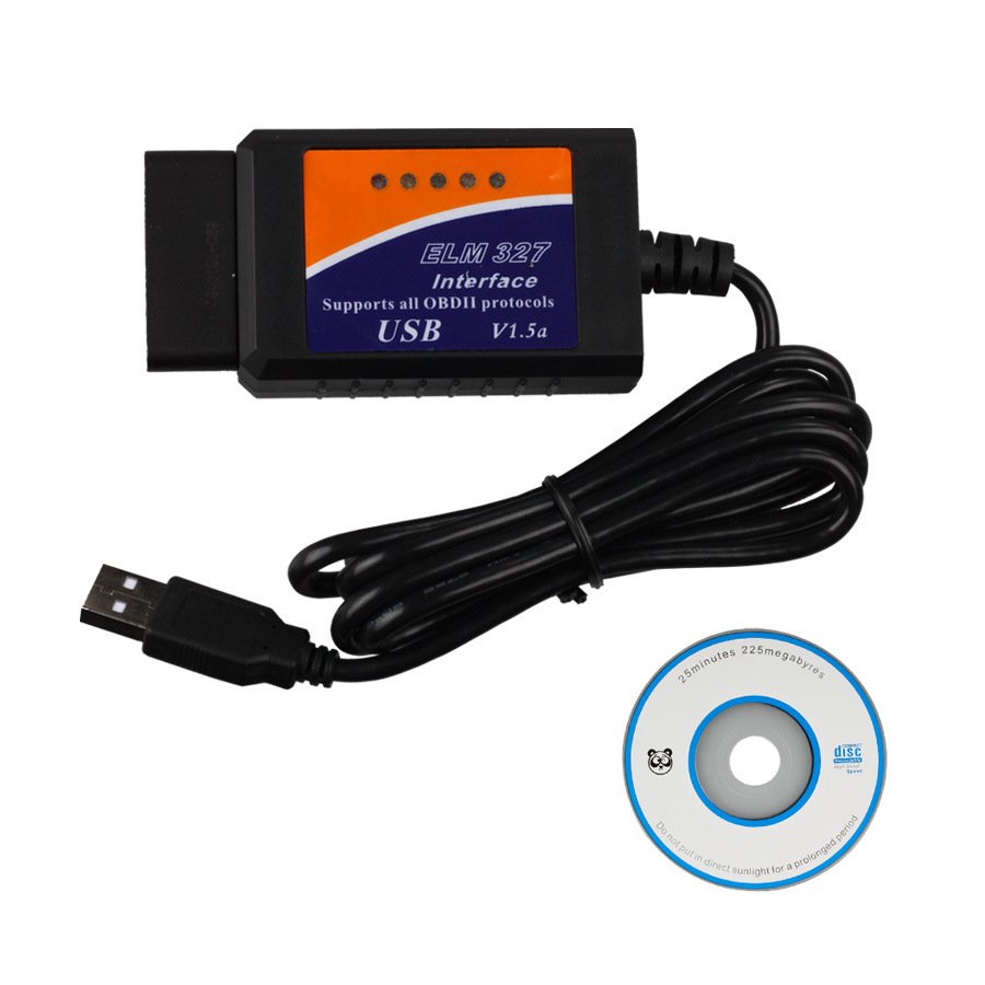ELM327 Interface USB V1.5 OBD2 Car Diagnostic Scanner Support All OBD-II Protocols