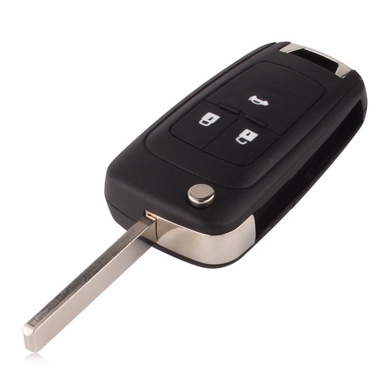 3-button Car Folding Remote Control Key Shell for Chevrolet Cruze