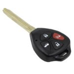 3+1 Buttons Car Remote Key Shell for Toyota Crown Camry