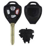 3+1 Buttons Car Remote Key Shell for Toyota Crown Camry