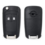 2 Buttons Folding Key Shell Car Remote Key Replacement Shell for Opel Corsa