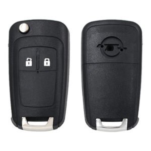 2 Buttons Folding Key Shell Car Remote Key Replacement Shell for Opel Corsa