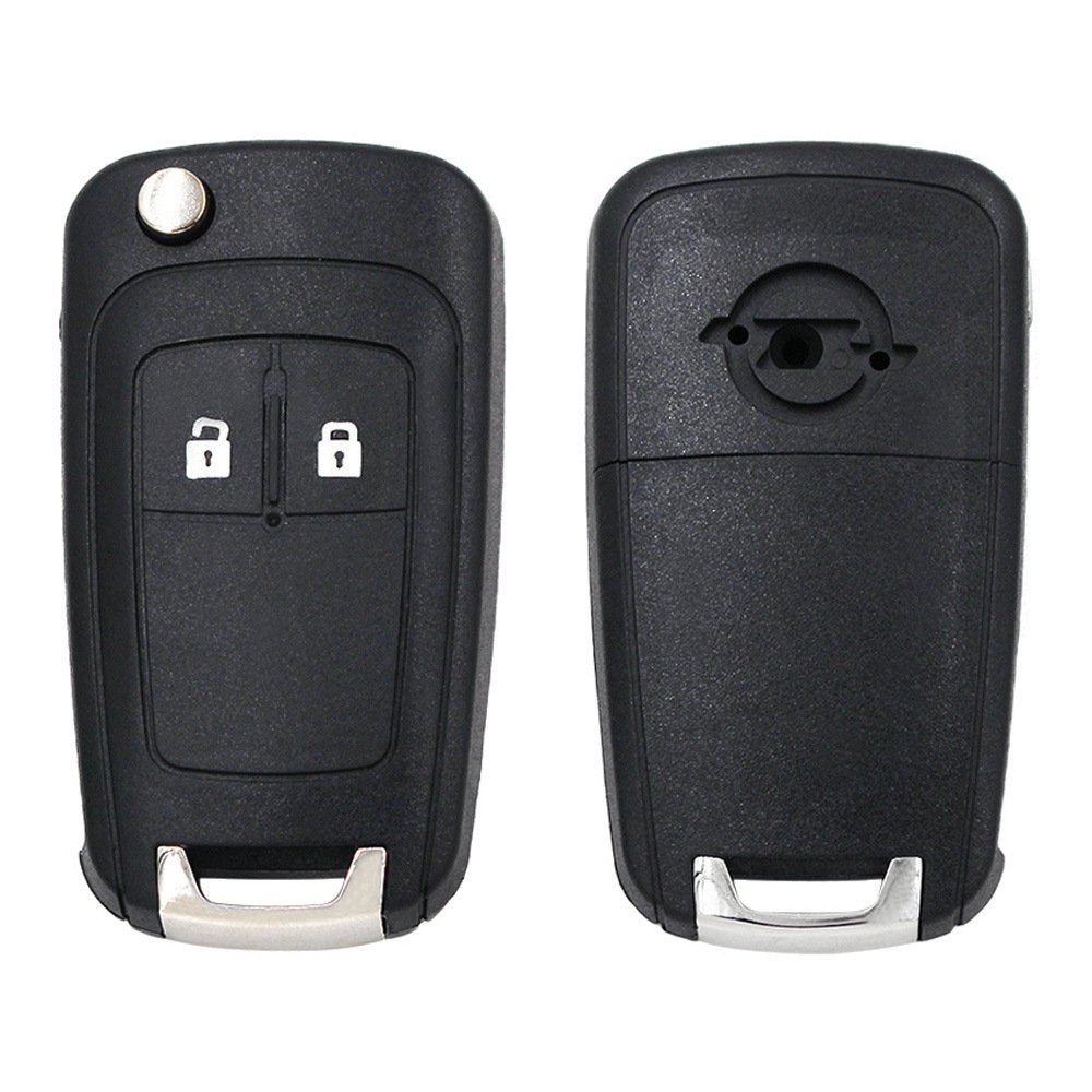 2 Buttons Folding Key Shell Car Remote Key Replacement Shell for Opel Corsa