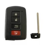 4-buttons Car Key Shell for Toyota 89904-0E121