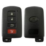 4-buttons Car Key Shell for Toyota 89904-0E121
