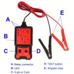 AERMOTOR 12V Automotive Relay Tester Car Diagnostic Tool Relay Analyzer