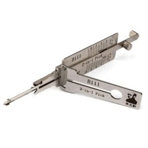 LISHI B111 2-in-1 Pick & Decoder Tool Anti Glare for GM, HUMMER, GMC [GM Z keyways]