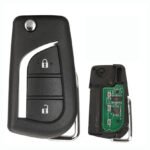 2 Buttons Folding Car Remote Keys for Toyota BA2TA 433MHz 8A Chip 89070-0KB40