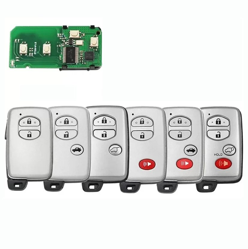 2/3/4 Buttons Smart Car Keys For Toyota Land Cruiser 2007-2016 433Mhz 4D Chip P1:98