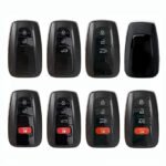 2/3/4 Buttons Car Key Shell for Toyota Land Cruiser/ Prius/ RAV4
