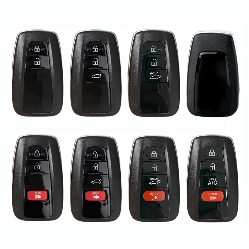 2/3/4 Buttons Car Key Shell for Toyota Land Cruiser/ Prius/ RAV4