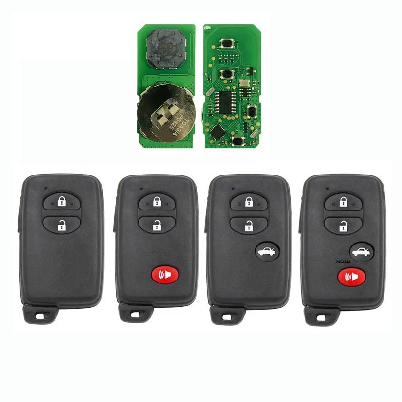 2/3/4 Buttons Car Smart Keys for Toyota 314MHz 271451-0140