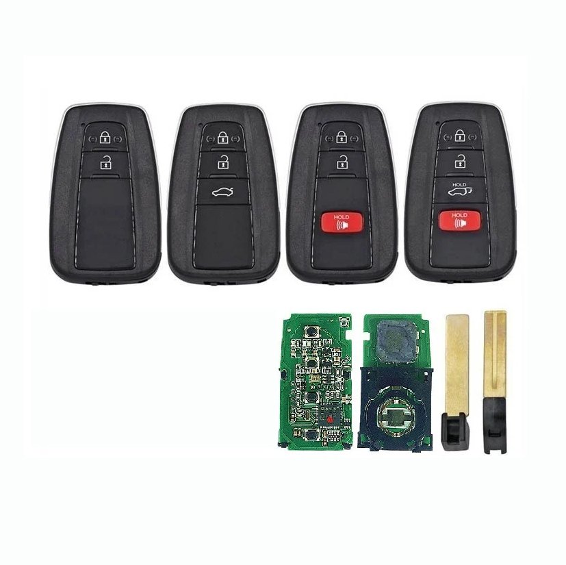 2/3/2+1/3+1 Buttons Car Smart Key for Toyota Camry RAV4 Prius 314.3MHz AA Chip