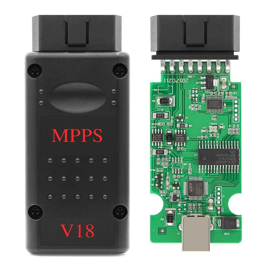 MPPS V18 MAIN + TRICORE + MULTIBOOT with Breakout Tricore Cable Car Tool For EDC15 EDC16 EDC17
