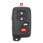 2/3/4 Buttons Car Key Shell for Toyota