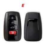2/3/4 Buttons Car Key Shell for Toyota Land Cruiser/ Prius/ RAV4