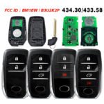 2/3/4 Buttons Smart Car Keys For New Toyota 433.58-434.30MHZ BM1EW /B3U2K2P