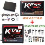 KESS V2 ECU Programmer V5.017 V2.8 KTAG V7.020 V2.25 2in1 K-Suite EU Version with Red PCB