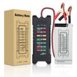 BM410 Car Battery Tester 12V /24V Digital Detector 7 LED Lights Display Loading Test Auto Battery Tester Analyzer