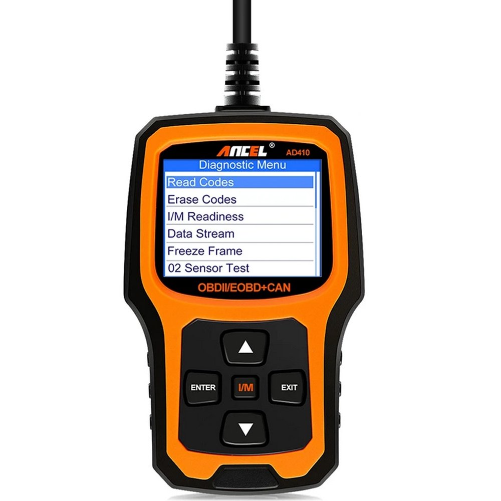 ANCEL AD410 OBD2 Scanner Car Diagnostic Tool Check Engine Fault Light Emission Analyzer