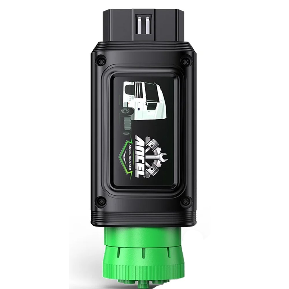 ANCEL HD100 Diesel Heavy Duty Truck Scanner Bluetooth All System DPF Regen 9/12 Pin Truck Diagnosis Tool for Cummins Caterpillar
