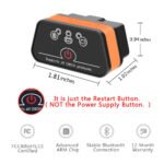 Vgate ICar2 ELM327 OBD2 Car Fault Detector – Bluetooth Version