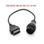 16Pin to 38Pin OBD2 Cable Car Diagnostic Tool Cable for Benz MB