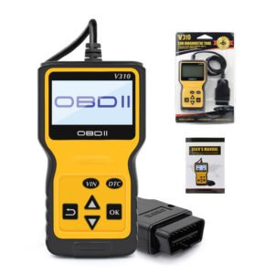 V310 OBDII/EOBD Scanner Car Diagnostic Tool Supports Multiple Languages
