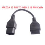 17 Pin to 16 Pin OBD2 Connector Cable For Mazda Old Car