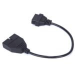 12Pin to 16Pin Male Connector OBDII Adapter Cable for GM