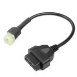 OBD2 to 4 Pin Diagnostic Cable Adapter for Honda Motorcycle