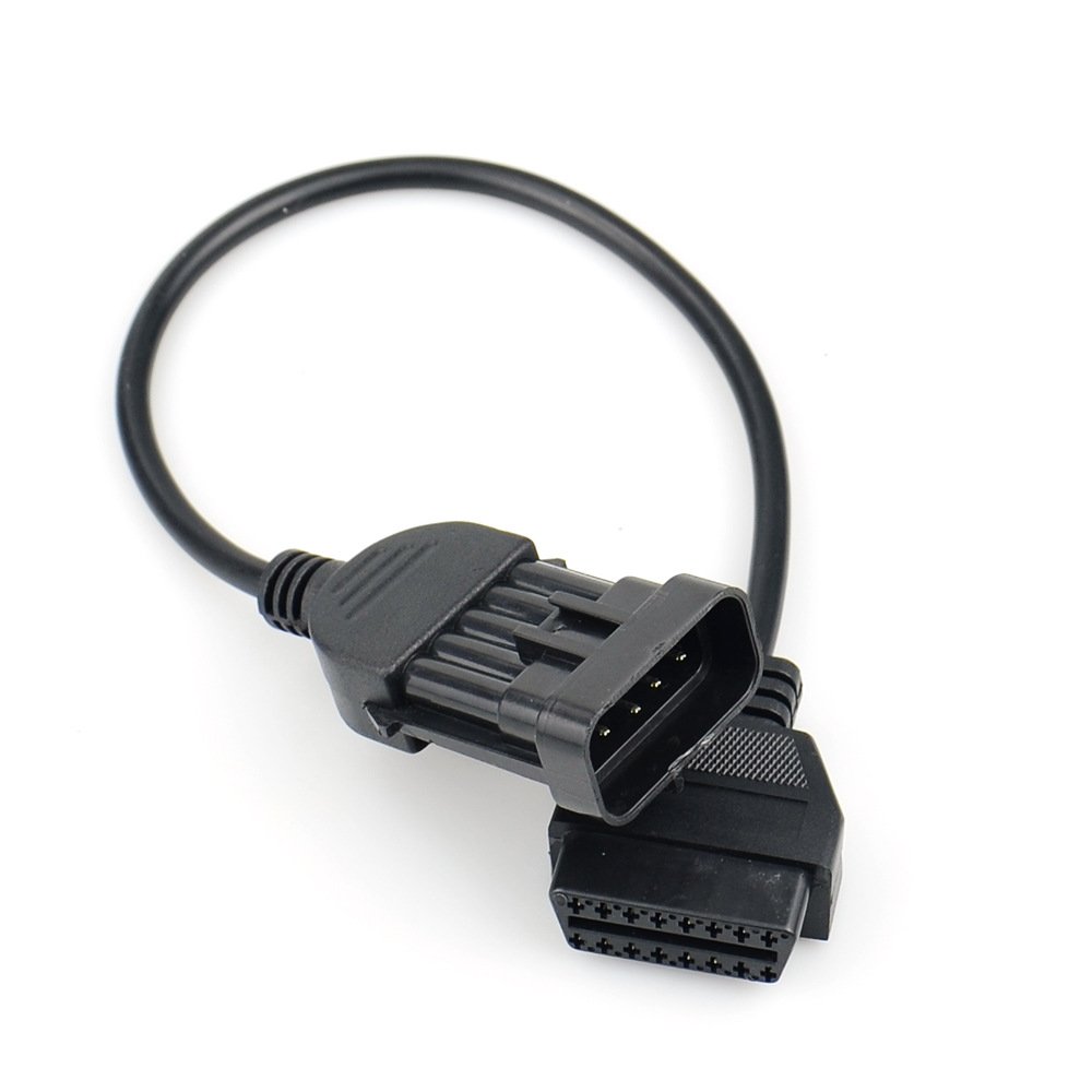 10Pin to 16Pin OBDII Connector Cable for Opel