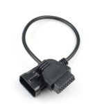 10Pin to 16Pin OBDII Connector Cable for Opel