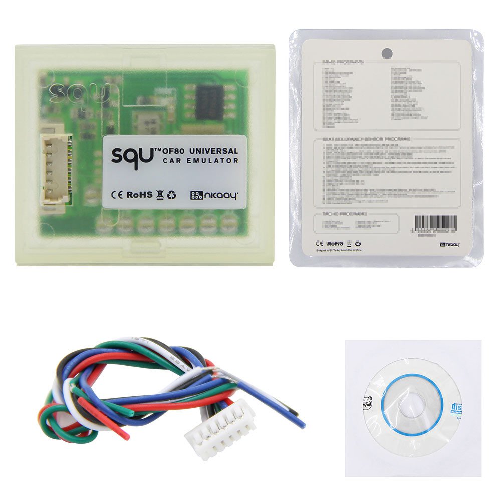 SQU OF80 Universal Car Emulator Supports IMMO/Seat Occupancy Sensor/Tacho Programs